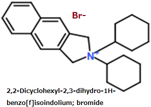 CAS#2,2-Dicyclohexyl-2,3-dihydro-1H-benzo[f]isoindolium; bromide